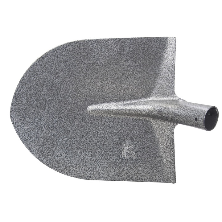 Szénszürke kerek lapát EvoTools Homok számára, hossza 300 mm, szélessége 270 mm