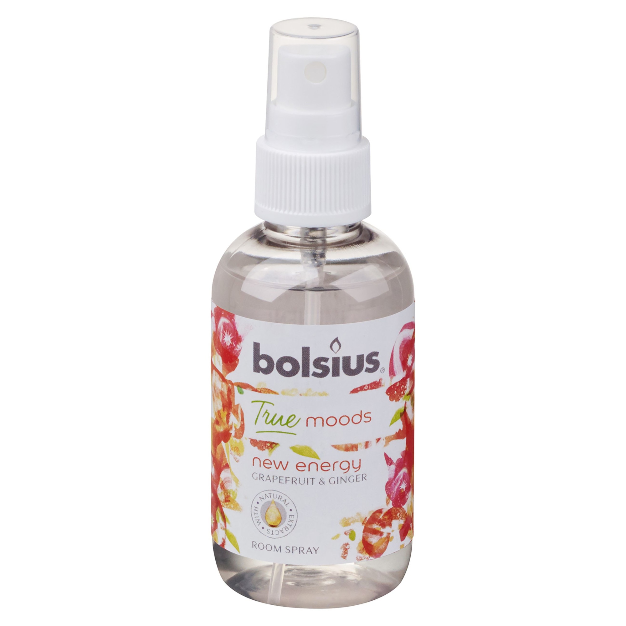 Odorizant camera Spray Bolsius New Energy Gref si Ghimbir, 75 ml