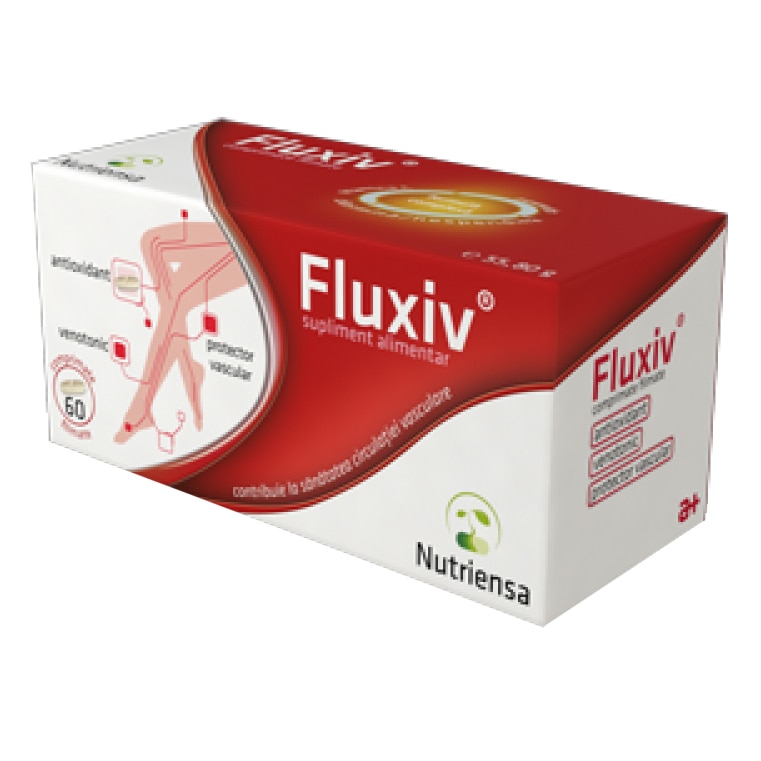 Supliment alimentar Fluxiv, 60 comprimate