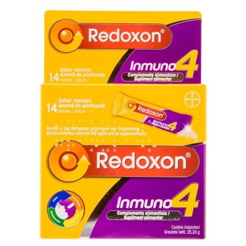 Supliment alimentar Redoxon Inmuno 4, 14 plicuri Supliment alimentar Redoxon Inmuno 4, 14 plicuri