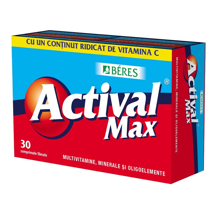 Supliment alimentar Actival Max, Beres, 30 comprimate