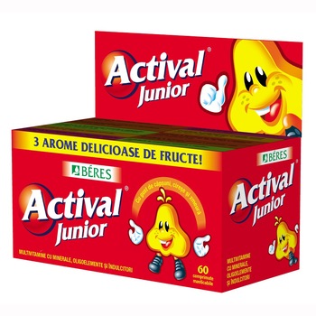 Supliment alimentar Actival Junior, Beres, 60 comprimate Supliment alimentar Actival Junior, Beres, 60 comprimate