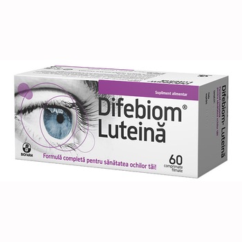 Supliment alimentar Difebiom® Luteina, 60 comprimate filmate Supliment alimentar Difebiom® Luteina, 60 comprimate filmate