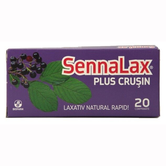 Supliment alimentar SennaLax® Plus Crusin, 20 comprimate