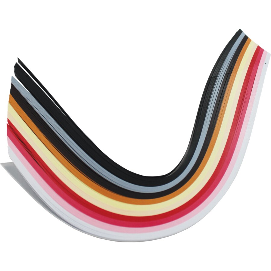 Set hartie Quilling 300 buc - culori decorative, 30 cm x 5 mm