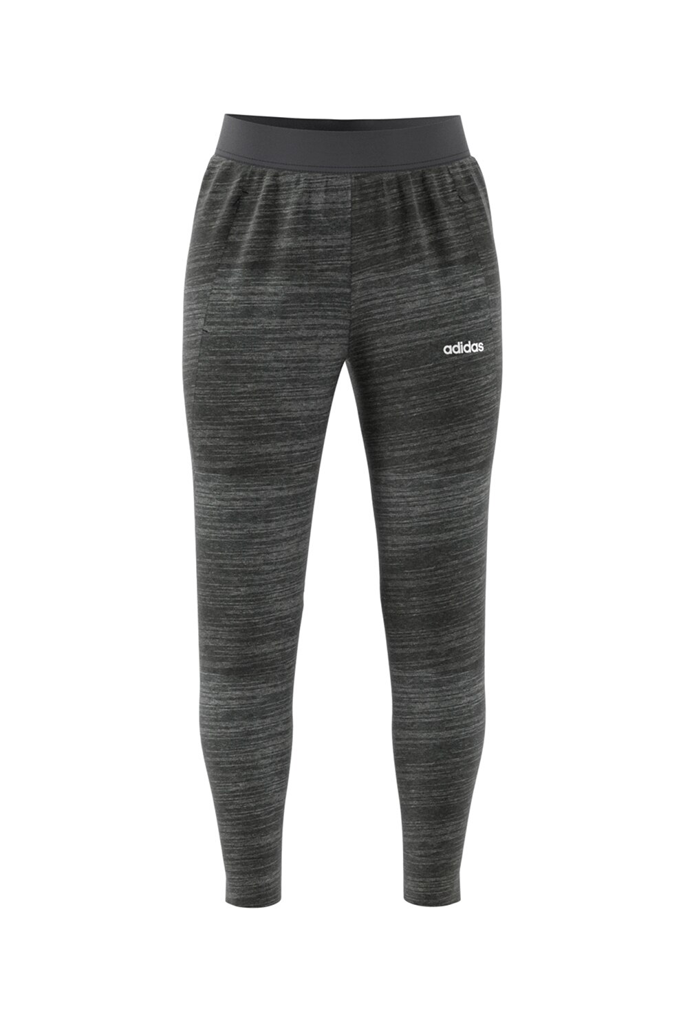 adidas PERFORMANCE, Pantaloni sport cu buzunare cu fermoar, Gri inchis melange, XS