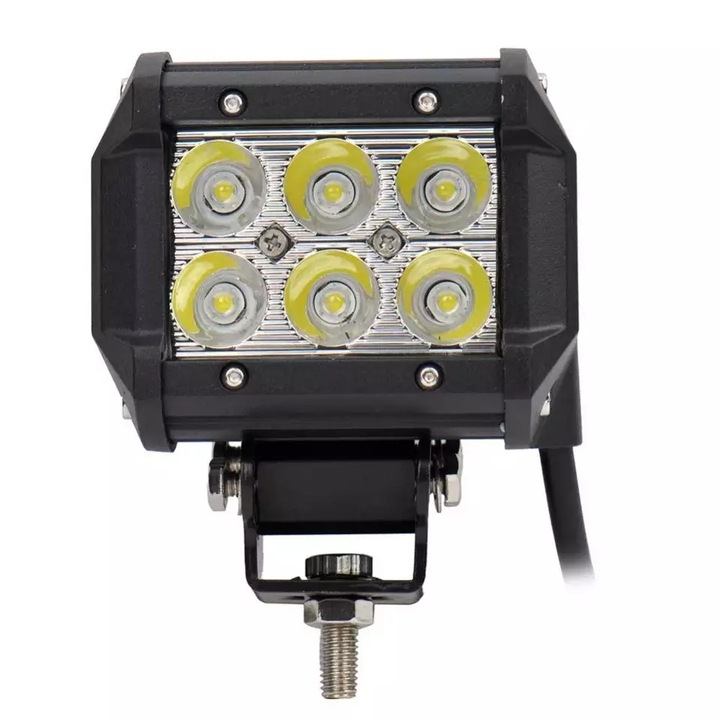 Proiector led Off Road 18W dreptunghi pentru Suv, jeep, tractor, ATV cu unghi de lumina spot 30°