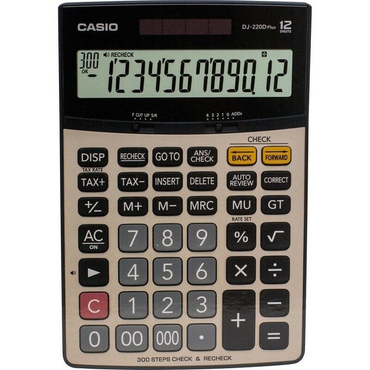 Calculator de birou Casio, DJ-220plus