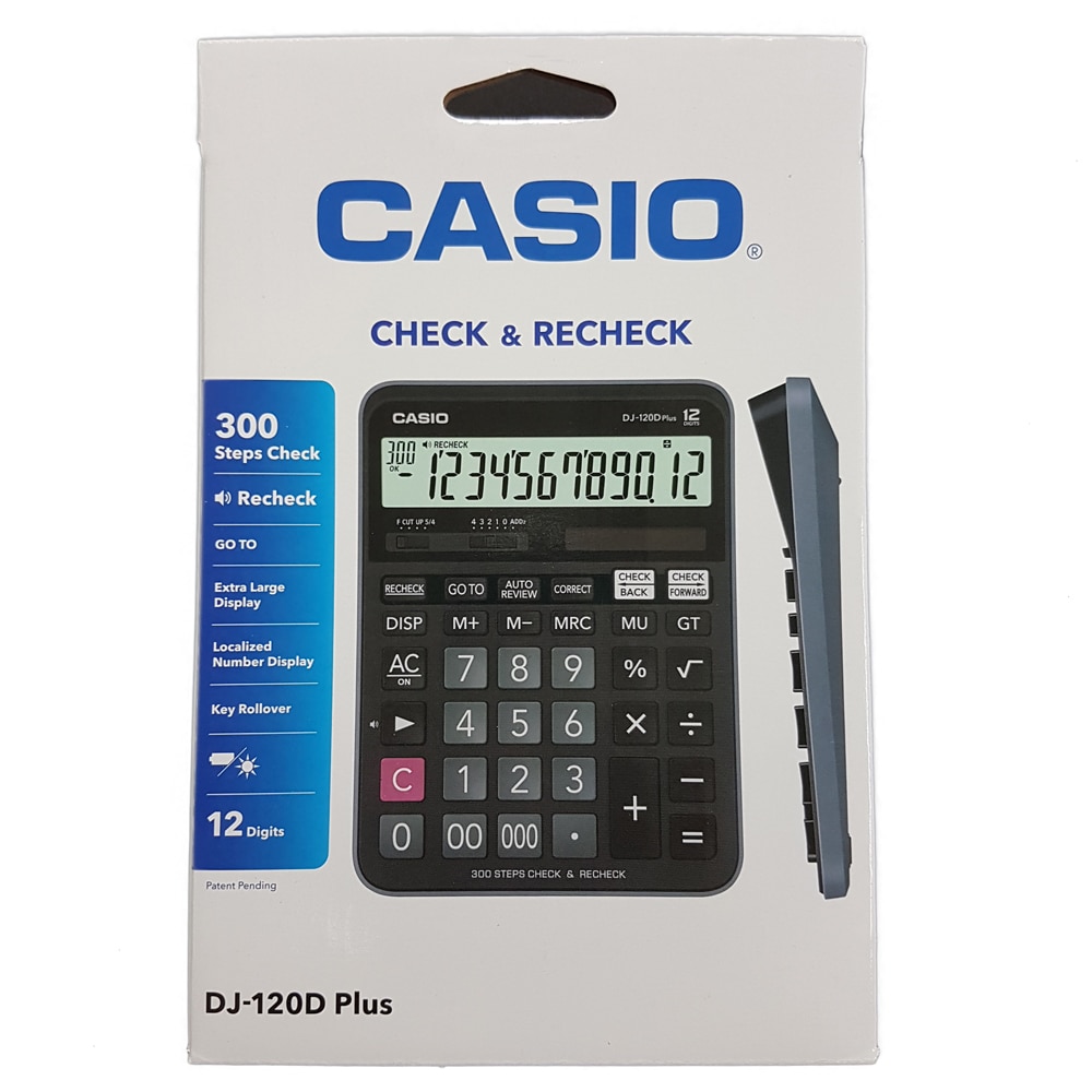 Calculator de birou Casio, DJ-120D plus - eMAG.ro