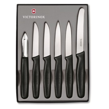 Set 6 cutite Victorinox pentru curatat legume si fructe Set 6 cutite Victorinox pentru curatat legume si fructe