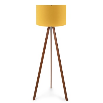 Lampadar trepied modern, Insignio, galben mustar, 140X38, 1xE27, Model Ayd-1565 , cablu 200cm Lampadar trepied modern, Insignio, galben mustar, 140X38, 1xE27, Model Ayd-1565 , cablu 200cm