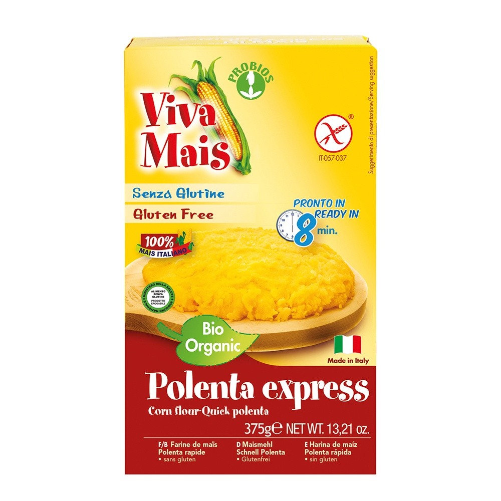 Malai prefiert fara gluten Polenta expres, Probios, 375g