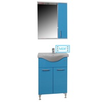 set baza mobilier si lavoar ceramicoglinda si dulap iluminare led badenmob seria 153 55x190x35cm albastru imagen 11_0_
0