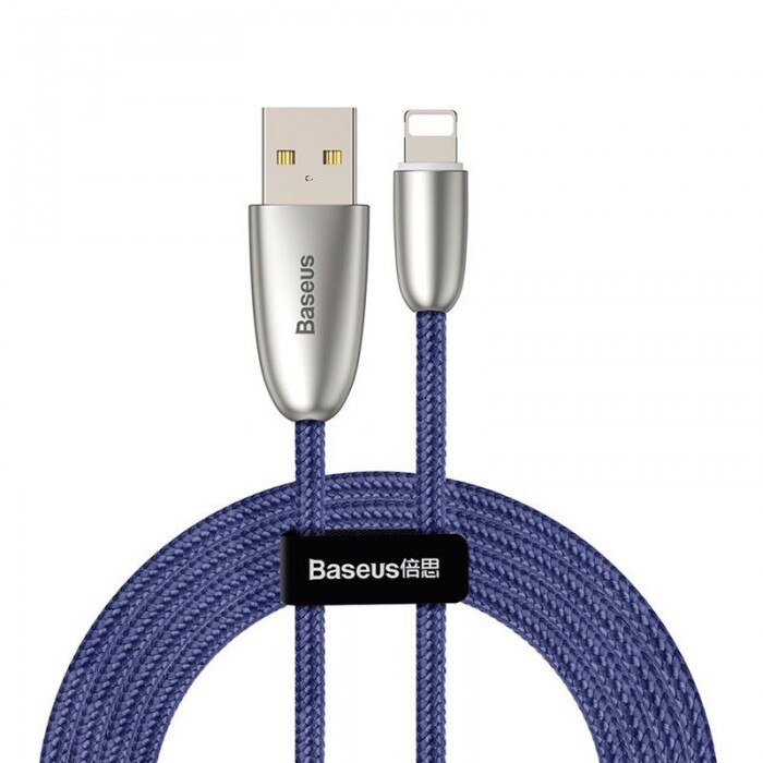 Cablu de date/incarcare Baseus, Torch Series Lightning 2M, 1.5 A, Albastru