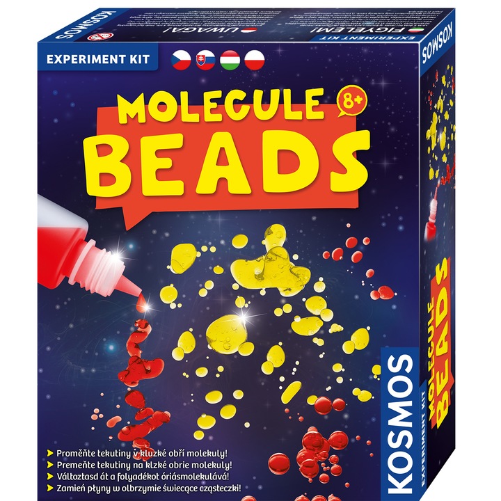 Kit Experimental - margele de gel, Piatnik, +8 ani, Multicolor
