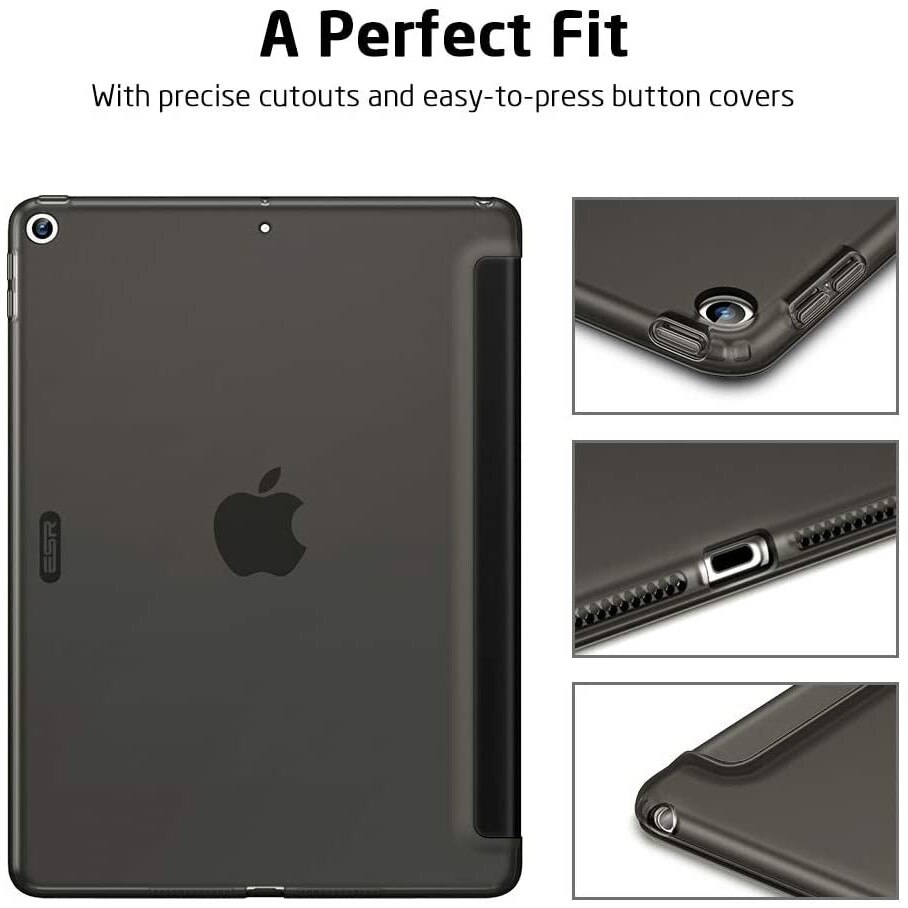 Carcasa ESR Rebound compatibila iPad 10.2 2019, Black