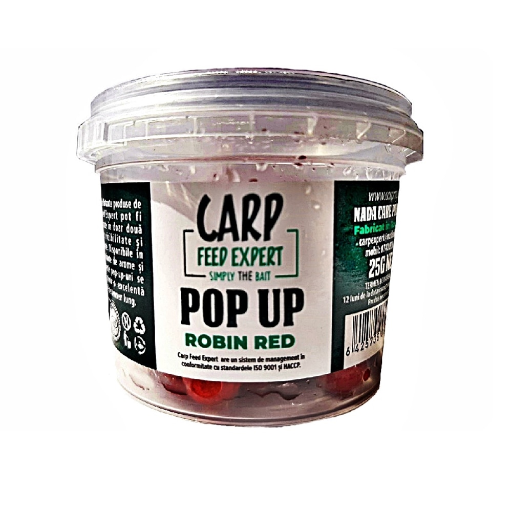Pop Up Robin Red Carp Feed Expert 10 mm, 20 g