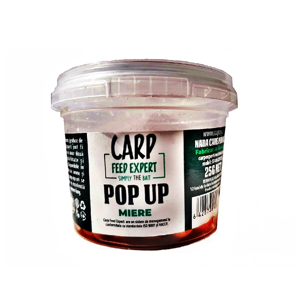Pop Up Miere Carp Feed Expert 10 mm, 20 g