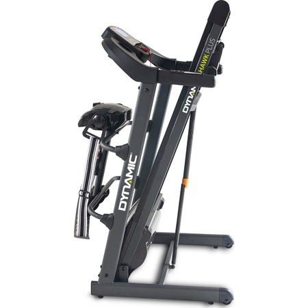 Banda de alergare 2-in-1 Dynamic Hawk, 2 HP, 14 km/h V-max, inclinare manuala 3 trepte + functie de masaj