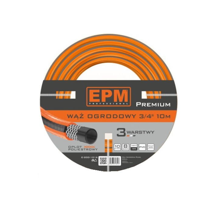 EPM E-200-1016 Tömlő, Megerősített, permetező készülékekhez, 3/4 , 10 m