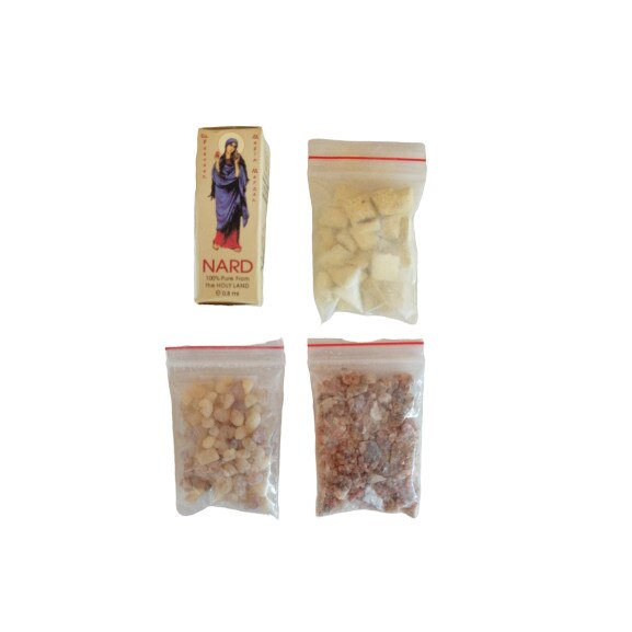 Set 4 buc Tamaie, Smirna si Mir de Nard Alina's Orthodox Store