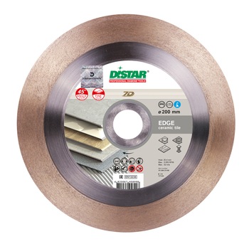 Disc diamantat Edge 250mm 1A1R 250x1, 4/1/1, 6x25x25 , 4, pentru placi ceramice si tigla de portelan Disc diamantat Edge 250mm 1A1R 250x1, 4/1/1, 6x25x25 , 4, pentru placi ceramice si tigla de portelan