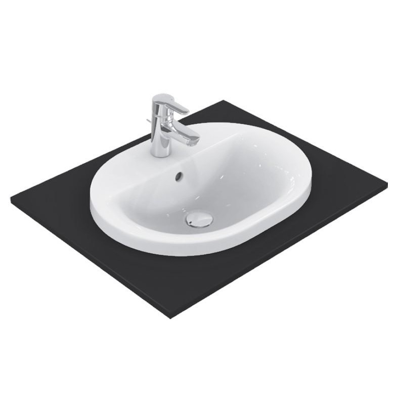 Lavoar Ideal Standard Connect Oval 48x40cm, montare in blat