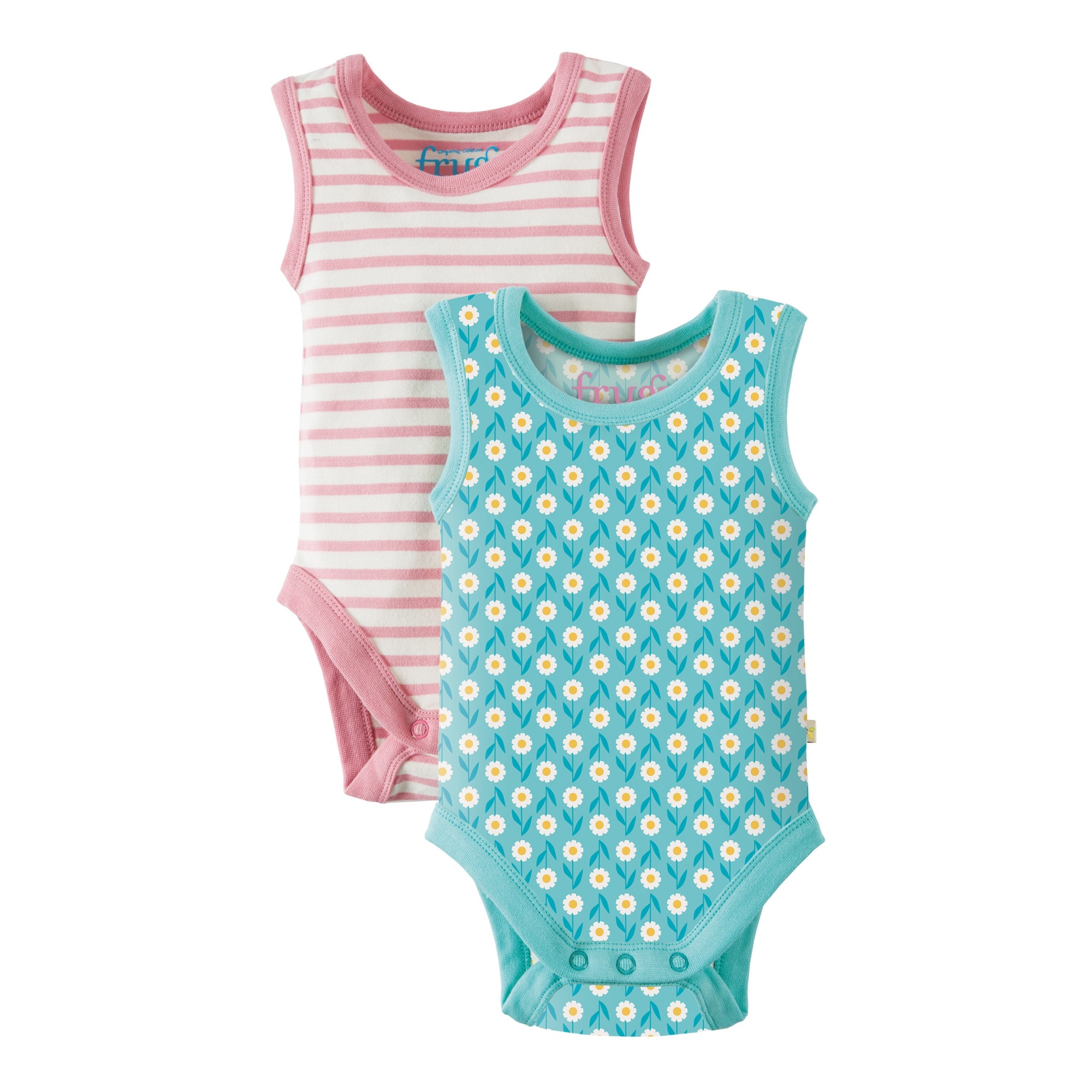 Set 2 maiouri, bumbac organic, Frugi, “Margarete vesele”, Multicolor