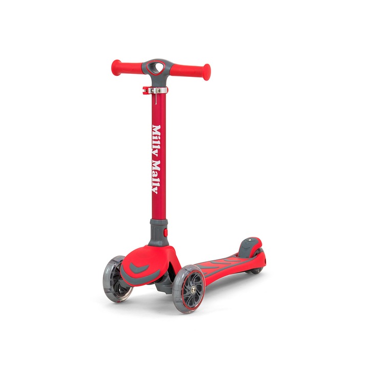 Сгъваема тротинетка с леки колела, Milly Mally, Boogie Red