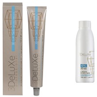 pachet 1x vopsea de par 3deluxe professional 100 ml 10 negru  oxidant 100 ml la alegere imagen 16_0_
0