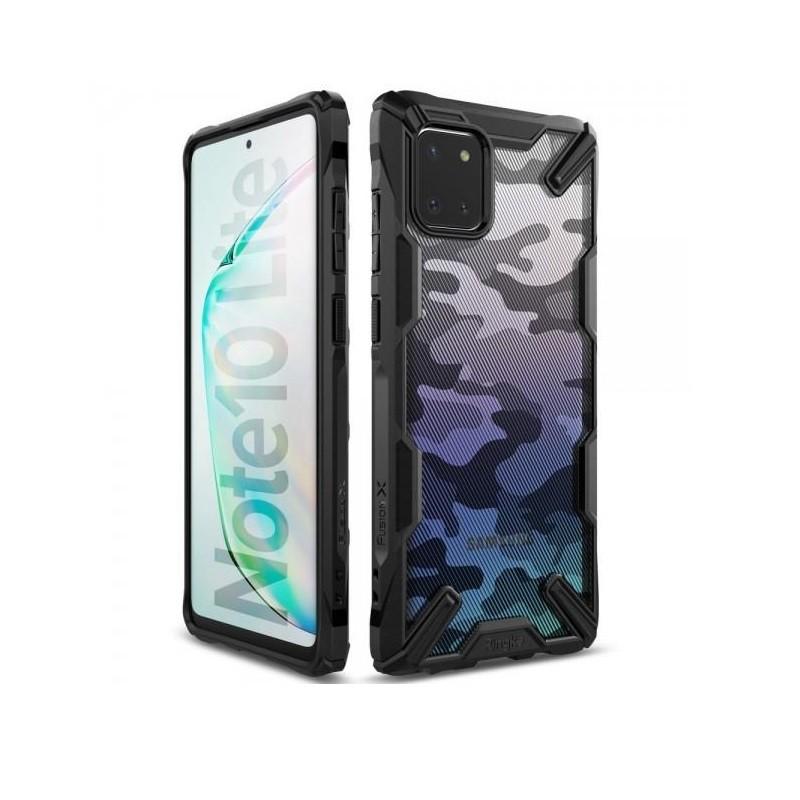 Carcasa Ringke Fusion X Samsung Galaxy Note 10 Lite Camo Black