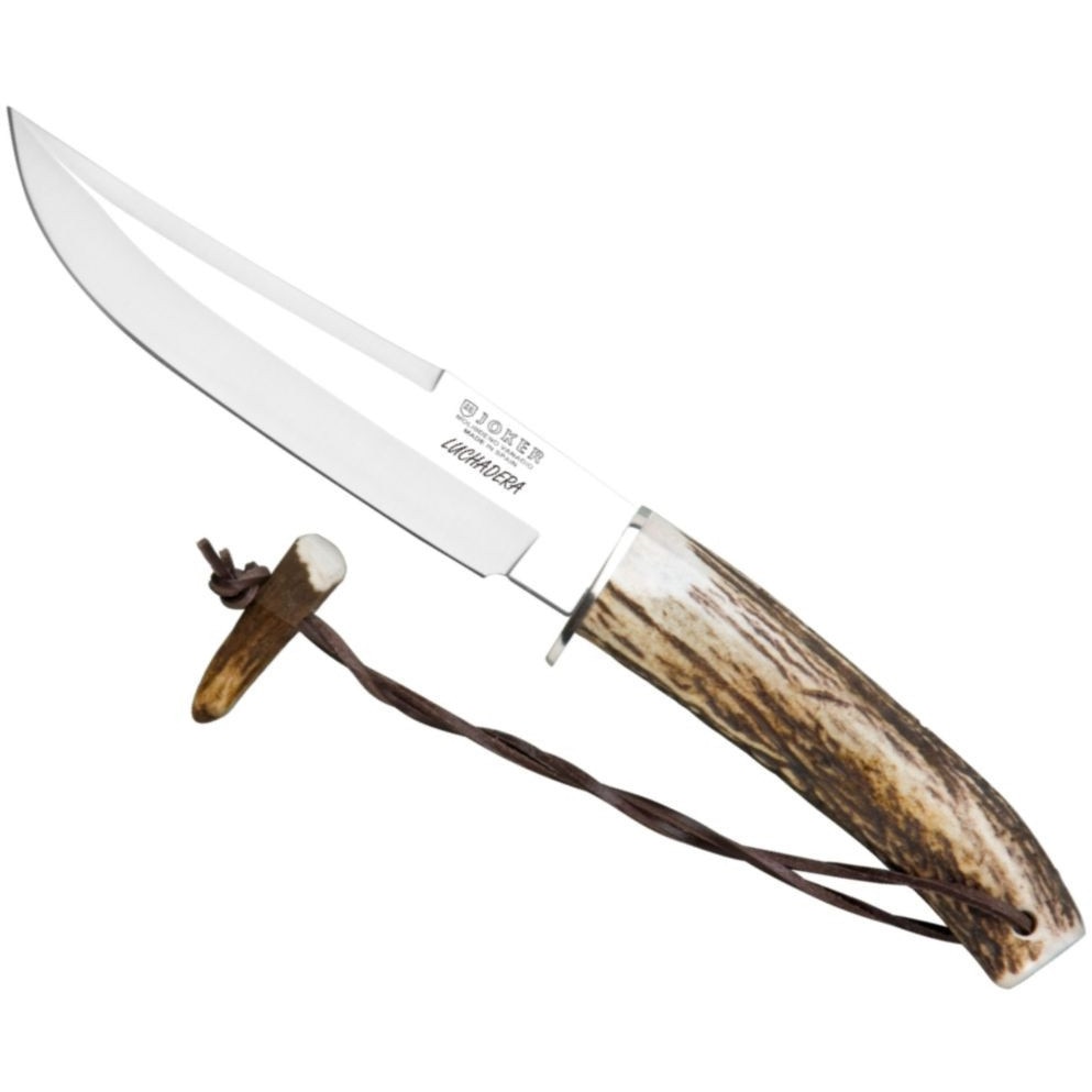 Cutit de Vanatoare cu Corn Joker LUCHADERA, CC-73, corn de cerb
