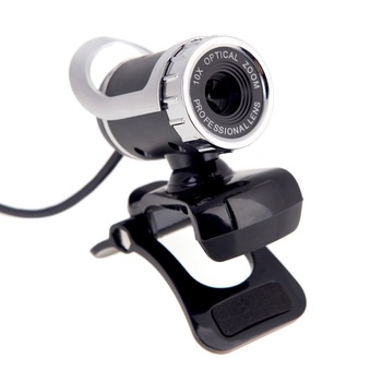 Camera Web Anself, Microfon incorporat, Focalizare manuala, HD, 30 fps, Silver/Black Camera Web Anself, Microfon incorporat, Focalizare manuala, HD, 30 fps, Silver/Black