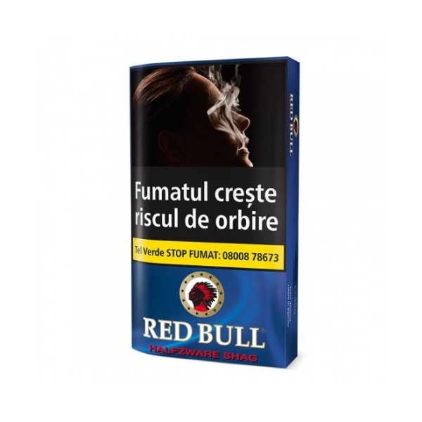 Tutun de rulat Red Bull Halfzware Shag, 30 g