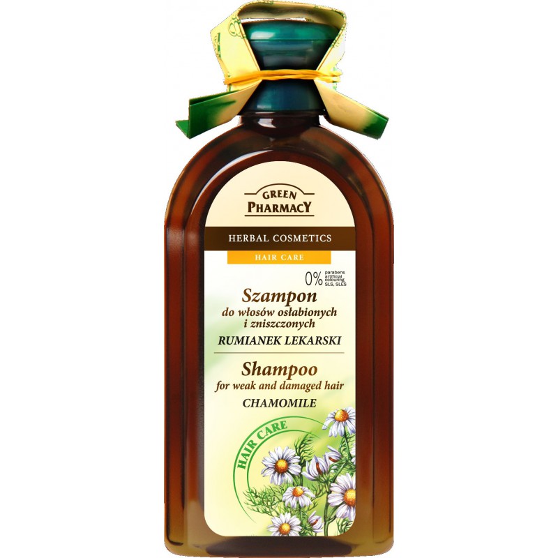 Sampon pentru par fragil si deteriorat, 350 ml, Green Pharmacy