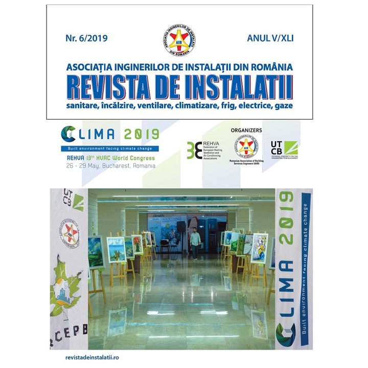 Revista de instalatii nr. 6/2019, Asociatia Inginerilor De Instalatii Din Romania