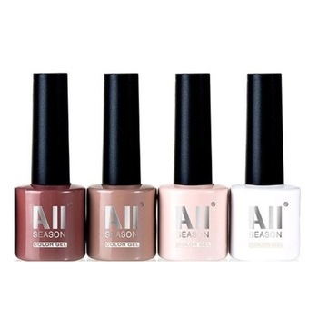 Kit 4 oje semipermanente ALL SEASON 8 ml Kit 4 oje semipermanente ALL SEASON 8 ml