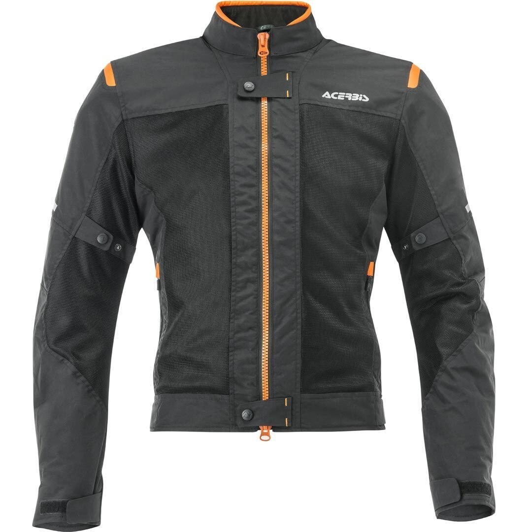 Jacheta moto Acerbis Ramsey My Vented 2.0 negru/portocaliu 2XL