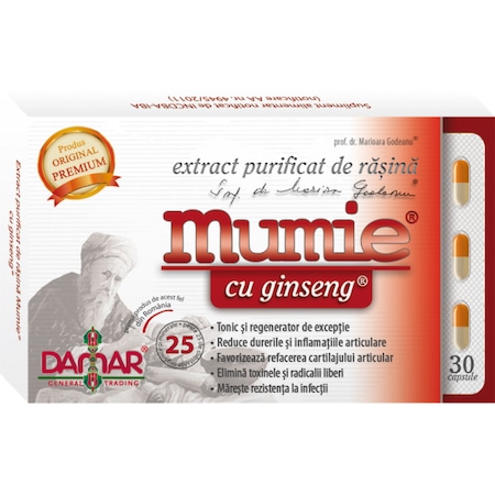 Extract purificat de rășină - Mumie cu Pantocrin, 30 tab : Farmacia Tei