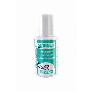 Corector fluid cu burete 18ml STANGER Corector fluid cu burete 18ml STANGER
