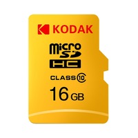 Card de memorie Kodak, Micro SD Card, 16GB, Class10, C10, U1, Galben