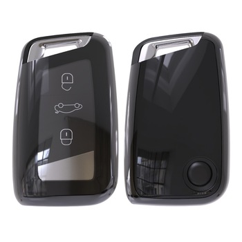 Husa Cheie Auto VW TPU+PC Neagra Cheie SmartKey VW PASSAT B8 Husa Cheie Auto VW TPU+PC Neagra Cheie SmartKey VW PASSAT B8