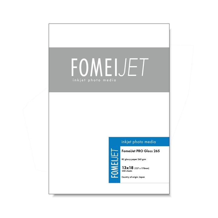 Hartie foto RC, FomeiJet PRO 265 glossy, 13x18cm, 250 coli