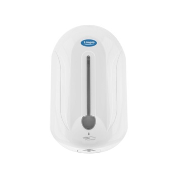 Dozator cu gel dezinfectant/sapun lichid cu senzor Limpio SD 110, 1.1 L, alb Dozator cu gel dezinfectant/sapun lichid cu senzor Limpio SD 110, 1.1 L, alb