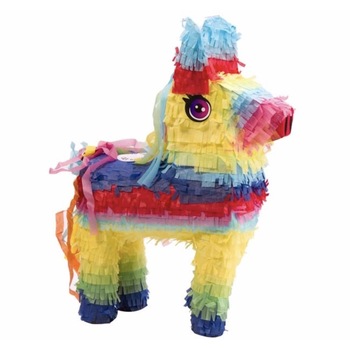 Accesorii pentru petrecere Pinata in forma de Magar multicolor , ATS Accesorii pentru petrecere Pinata in forma de Magar multicolor , ATS