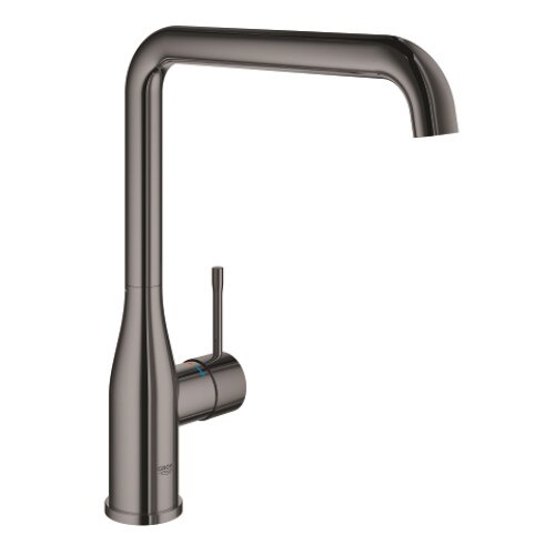 Baterie bucatarie Grohe Essence 30269A00, monocomanda, pipa inalta, limitator temperatura, metal, Hard Graphite