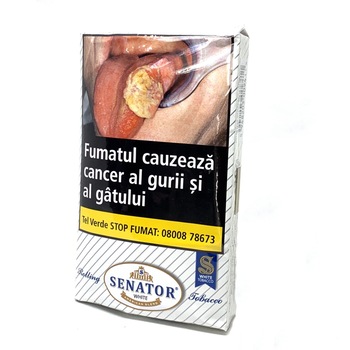 Tutun pentru rulat SENATOR - WHITE American Blend (30g) Tutun pentru rulat SENATOR - WHITE American Blend (30g)
