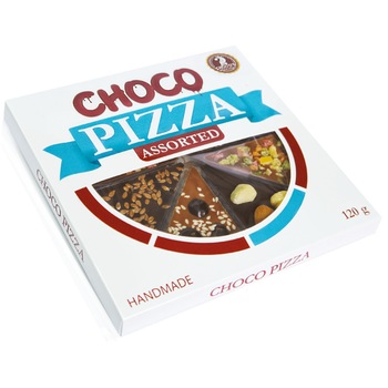 Ciocolata CHOCO PIZZA asortat, SHOUD'E, 120g Ciocolata CHOCO PIZZA asortat, SHOUD'E, 120g