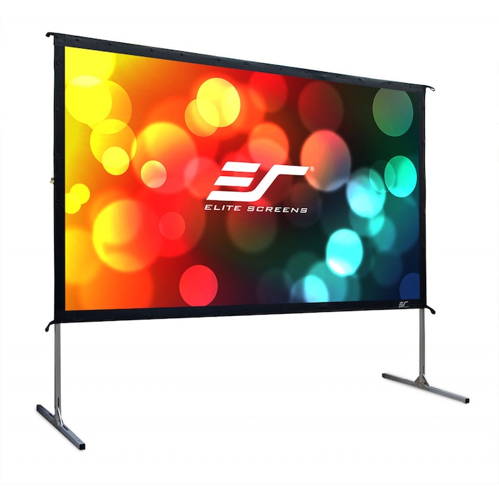 Прожекционен екран, под, 265,7 x 149,4 см, ПРЕДЕН / ЗАДЕН, EliteScreens Yard Master 2 Dual OMS120H2-DUAL, Формат 16: 9