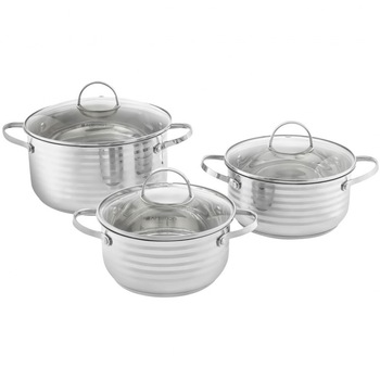Set oale 6 piese Ambition Twin, inductie, 16 cm/1.8 L, 18 cm/2.3 L, 20 cm/3.1 L Set oale 6 piese Ambition Twin, inductie, 16 cm/1.8 L, 18 cm/2.3 L, 20 cm/3.1 L